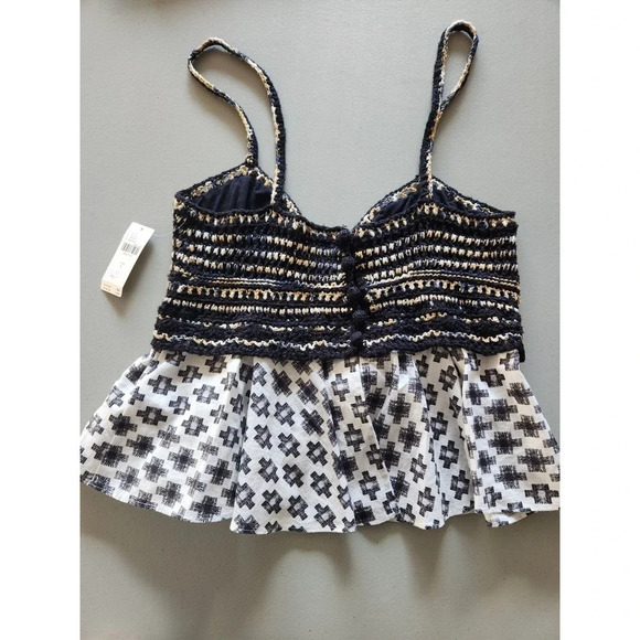 NWT By Anthropologie Freida Layered Sweater Tank top size L - Picture 8 of 12